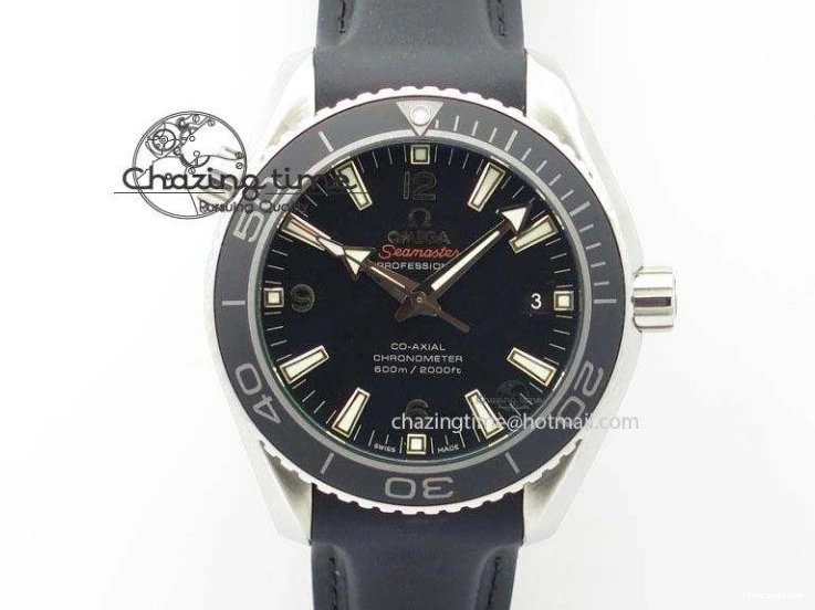 0412 Colorful Planet Ocean SS Bp Maker 45mm Black Bezel On Black Rubber Strap A 8219